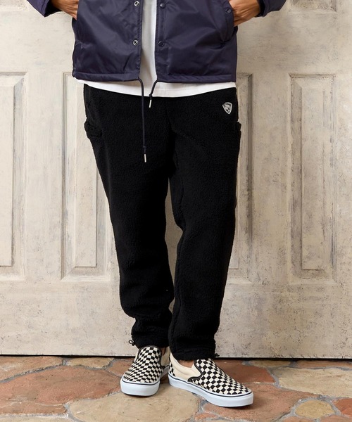 No Rain No Rainbow（ノーレインノーレインボー）の「mp15414- 6-pokets boa pants (pick mini patch ) ボアパンツ(NR26W-08)（その他パンツ・メンズ・グレー/ベージュ/ブラック・S/M/XL/L）」の10枚目の写真