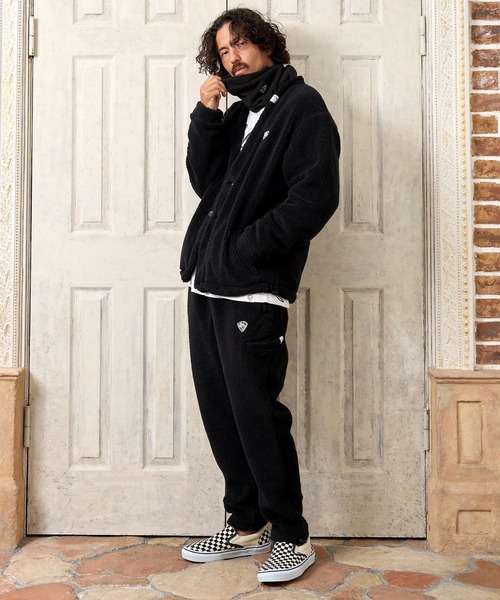 No Rain No Rainbow（ノーレインノーレインボー）の「mp15414- 6-pokets boa pants (pick mini patch ) ボアパンツ(NR26W-08)（その他パンツ・メンズ・グレー/ベージュ/ブラック・S/M/XL/L）」の15枚目の写真