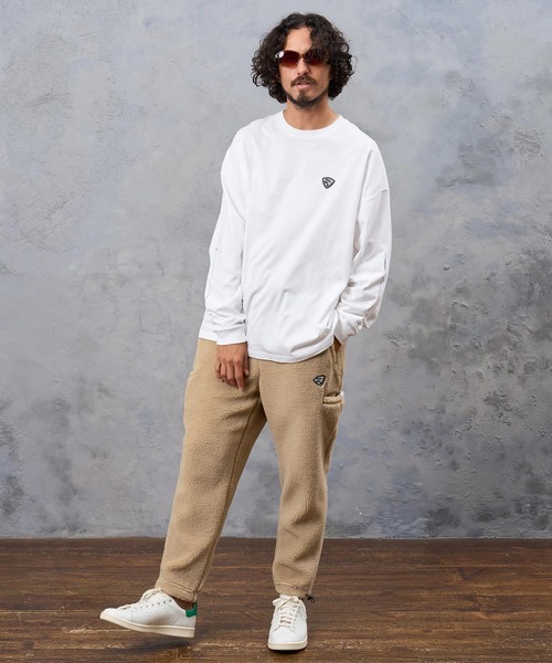 No Rain No Rainbow（ノーレインノーレインボー）の「mp15414- 6-pokets boa pants (pick mini patch ) ボアパンツ(NR26W-08)（その他パンツ・メンズ・グレー/ベージュ/ブラック・S/M/XL/L）」の19枚目の写真