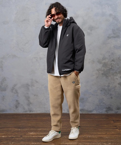 No Rain No Rainbow（ノーレインノーレインボー）の「mp15414- 6-pokets boa pants (pick mini patch ) ボアパンツ(NR26W-08)（その他パンツ・メンズ・グレー/ベージュ/ブラック・S/M/XL/L）」の20枚目の写真