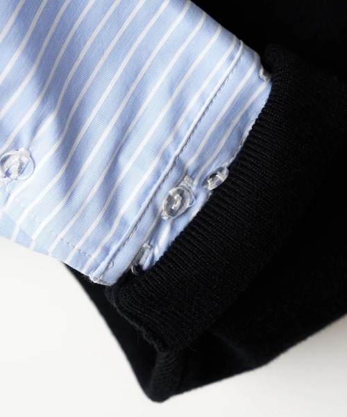Knuth Marf（クヌースマーフ）の「2way cuffs normcore knit（ニット/セーター・レディース・グレー/ブラック・FREE）」の16枚目の写真