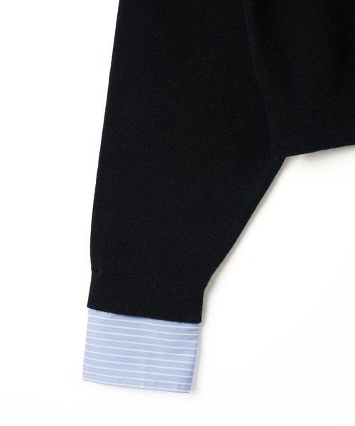 Knuth Marf（クヌースマーフ）の「2way cuffs normcore knit（ニット/セーター・レディース・グレー/ブラック・FREE）」の17枚目の写真