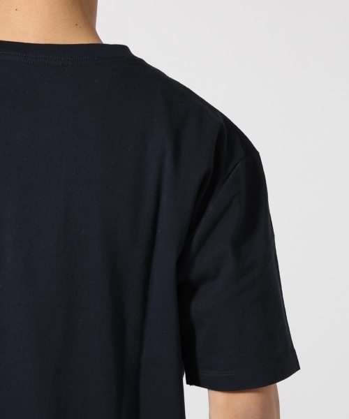 RAGEBLUE（レイジブルー）の「＜CALIFORNIA COTTON使用＞ビッグシルエットポケットTシャツ半袖/710451（Tシャツ/カットソー・メンズ・ベージュ/ネイビー/ホワイト×ブラック/ブラック/ホワイト・SMALL/LARGE/MEDIUM）」の11枚目の写真