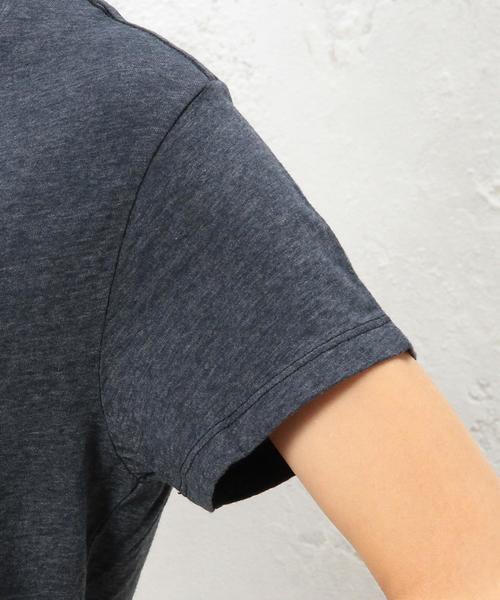 green label relaxing(グリーンレーベルリラクシング)の「CB USA PORTE Tシャツ◆(Tシャツ/カットソー・レディース・オフホワイト/グレー/ダークグリーン/ネイビー・FREE)」の5枚目の写真