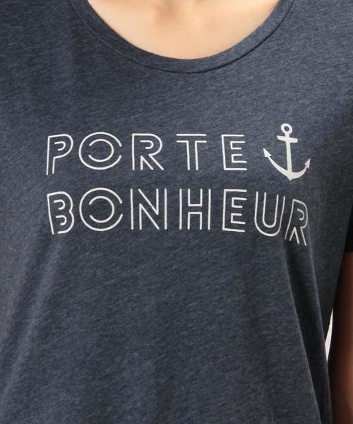 green label relaxing(グリーンレーベルリラクシング)の「CB USA PORTE Tシャツ◆(Tシャツ/カットソー・レディース・オフホワイト/グレー/ダークグリーン/ネイビー・FREE)」の8枚目の写真