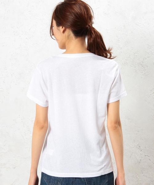 green label relaxing(グリーンレーベルリラクシング)の「CB USA PORTE Tシャツ◆(Tシャツ/カットソー・レディース・オフホワイト/グレー/ダークグリーン/ネイビー・FREE)」の9枚目の写真