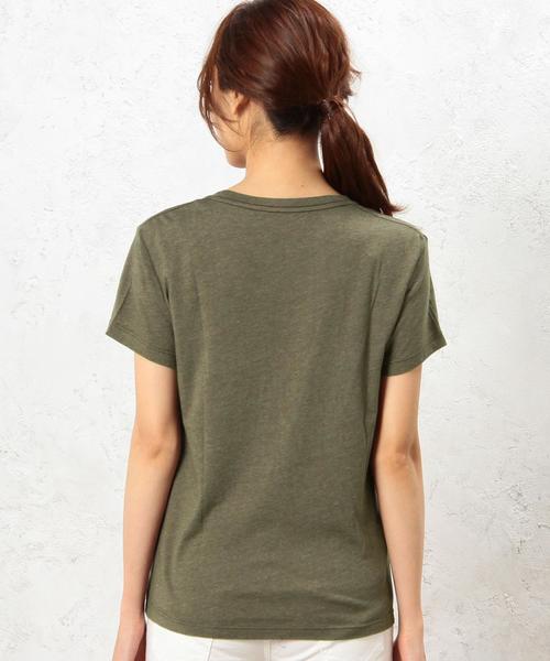 green label relaxing(グリーンレーベルリラクシング)の「CB USA PORTE Tシャツ◆(Tシャツ/カットソー・レディース・オフホワイト/グレー/ダークグリーン/ネイビー・FREE)」の18枚目の写真