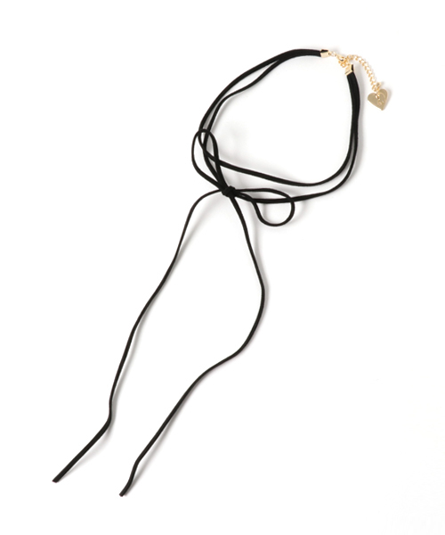 Heather(ヘザー)の「チャームリボンチョーカー 733664(チョーカー・レディース・ブラウン系その他/ブラック系その他・FREE)」の1枚目の写真