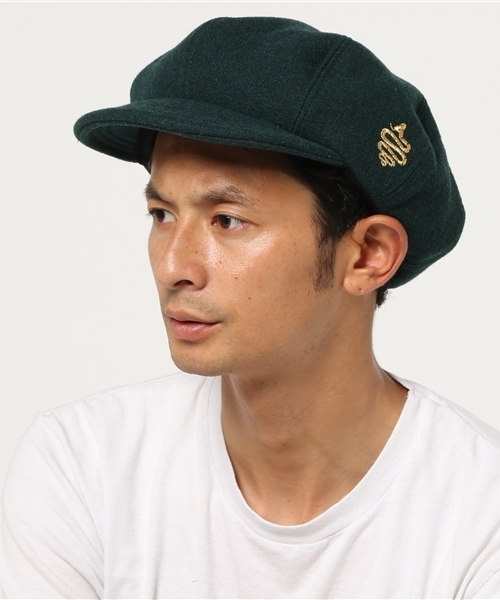 ALDIES（アールディーズ）の「Wool Casquette ウールキャスケット（キャスケット・メンズ・グリーン/ネイビー/グレー・SMALL/MEDIUM）」の2枚目の写真