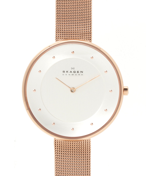 SKAGEN（スカーゲン）の「GITTE　SKW2142（アナログ腕時計・レディース・ピンクゴールド・FREE）」の8枚目の写真