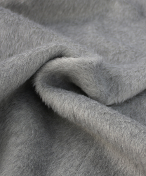 reca(レカ)の「ニットフードコート(ダウンジャケット/コート・レディース・キャメル/グレー系その他/杢グレー・M)」の6枚目の写真