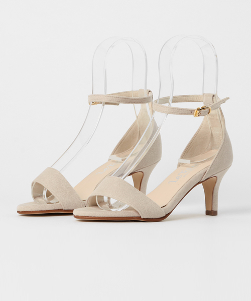 LE TALON（ルタロン）の「6.5cmアンクルストラップサンダル◆（サンダル・レディース・ブラック系その他/アイボリー/ブラック/ピンク/ベージュ系その他・37/37.5/36.5/36/35.5/38/35）」の5枚目の写真