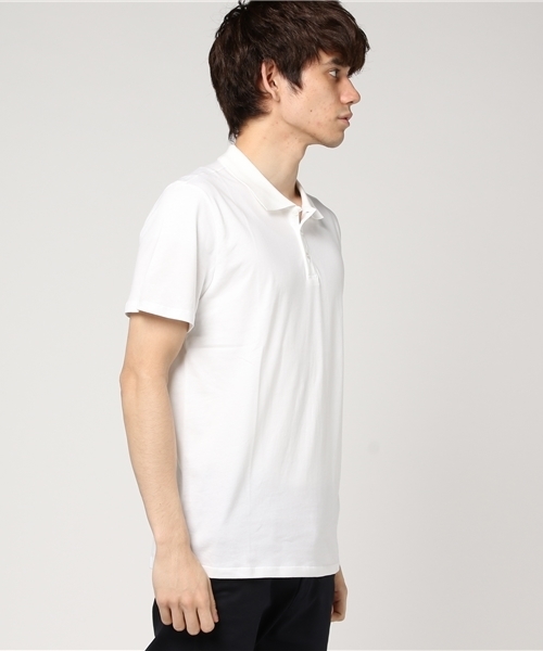 MAJESTIC HOMME（マジェスティックオム）の「MAJESTIC HOMME　半袖ポロシャツ（ポロシャツ・メンズ・ネイビー/ホワイト・M/L/S）」の3枚目の写真