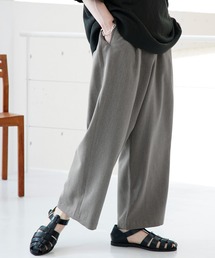 MONO-MART | TRタックワイドパンツ テーパードスラックス(スラックス)