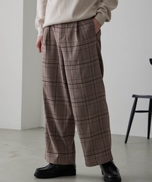 MONO-MART | TRタックワイドパンツ テーパードスラックス(スラックス)