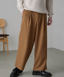 MONO-MART | TRタックワイドパンツ テーパードスラックス(スラックス)