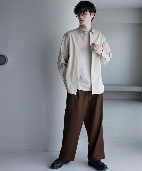 【セール】TRストレッチ タックワイドスラックスパンツ（スラックス）｜MONO-MART（モノマート）