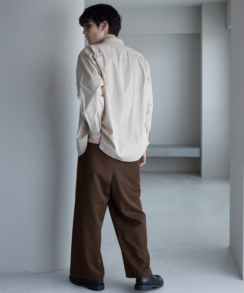 【セール】TRストレッチ タックワイドスラックスパンツ（スラックス）｜MONO-MART（モノマート）