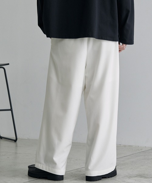 【セール】TRストレッチ タックワイドスラックスパンツ（スラックス）｜MONO-MART（モノマート）