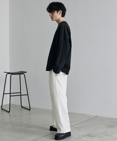 【セール】TRストレッチ タックワイドスラックスパンツ（スラックス）｜MONO-MART（モノマート）