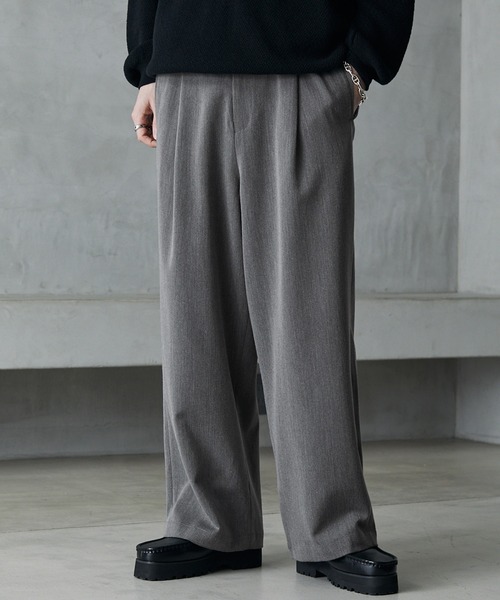 N.HOOLYWOOD タックワイドスラックス gray グレー wide 灰色 N.HOOLYWOOD タックワイドスラックス gray グレー wide 灰色 メンズ