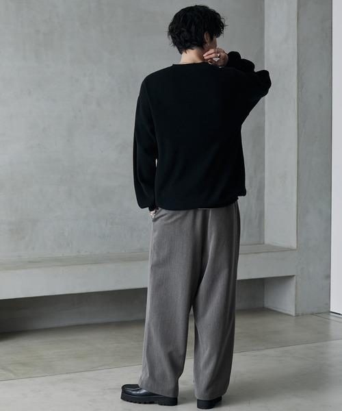 【セール】TRストレッチ タックワイドスラックスパンツ（スラックス）｜MONO-MART（モノマート）