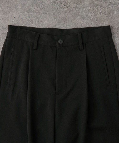 【セール】TRストレッチ タックワイドスラックスパンツ（スラックス）｜MONO-MART（モノマート）