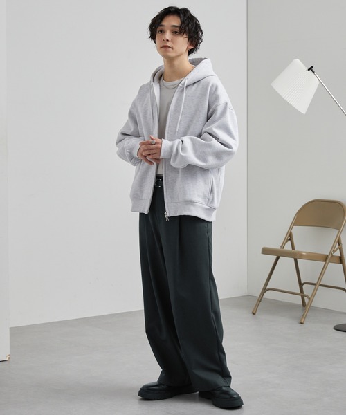 【セール】TRストレッチ タックワイドスラックスパンツ（スラックス）｜MONO-MART（モノマート）