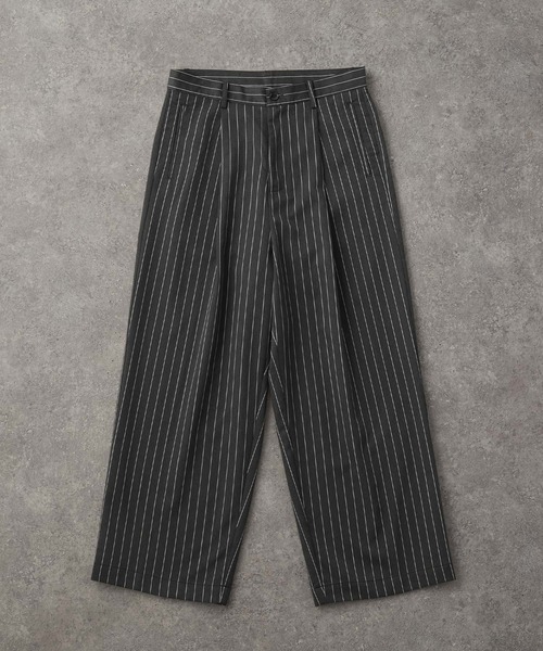 【セール】TRストレッチ タックワイドスラックスパンツ（スラックス）｜MONO-MART（モノマート）