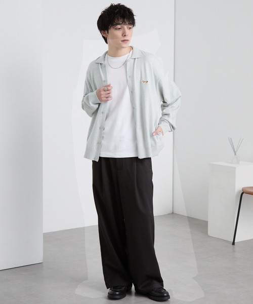 【セール】TRストレッチ タックワイドスラックスパンツ（スラックス）｜MONO-MART（モノマート）