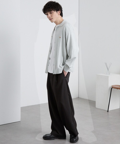 【セール】TRストレッチ タックワイドスラックスパンツ（スラックス）｜MONO-MART（モノマート）