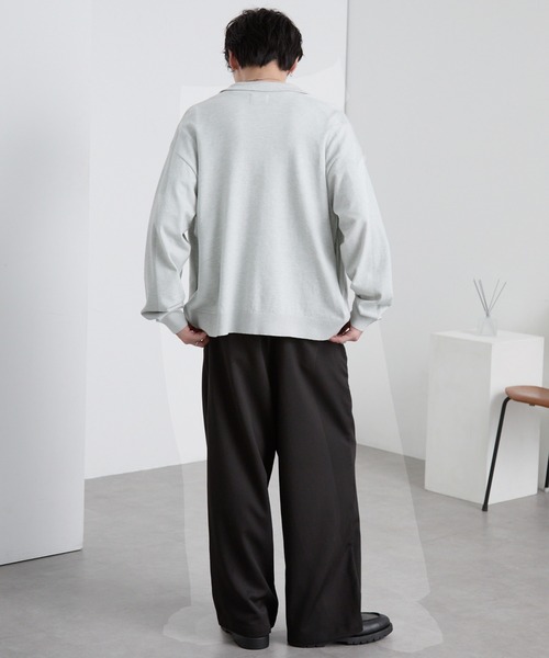 【セール】TRストレッチ タックワイドスラックスパンツ（スラックス）｜MONO-MART（モノマート）