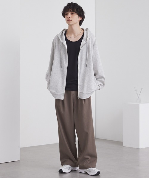 【セール】TRストレッチ タックワイドスラックスパンツ（スラックス）｜MONO-MART（モノマート）