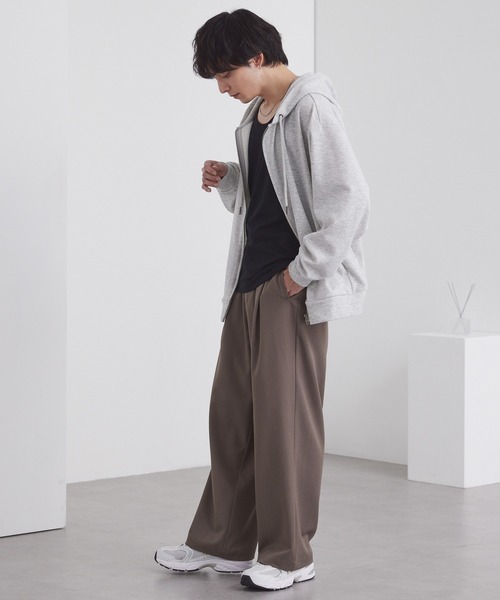 【セール】TRストレッチ タックワイドスラックスパンツ（スラックス）｜MONO-MART（モノマート）