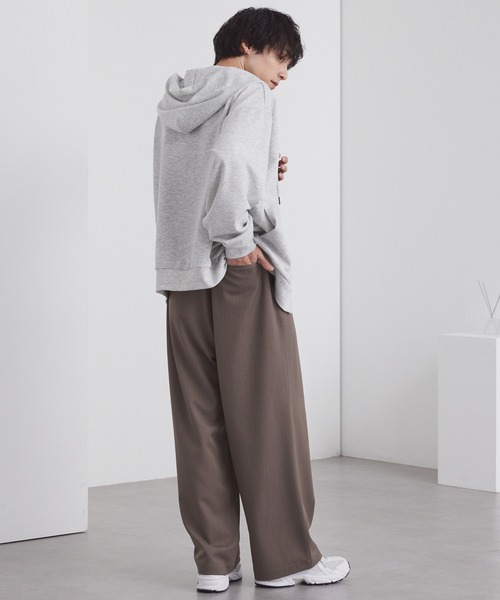 【セール】TRストレッチ タックワイドスラックスパンツ（スラックス）｜MONO-MART（モノマート）