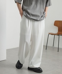 MONO-MART（モノマート）の「TRストレッチ タックワイドスラックスパンツ（スラックス）」