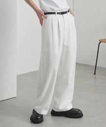 MONO-MART（モノマート）の「TRストレッチ タックワイドスラックスパンツ（スラックス）」