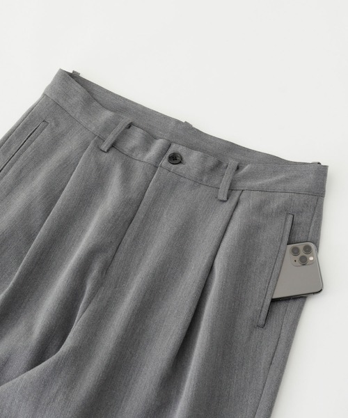 【セール】TRストレッチ タックワイドスラックスパンツ（スラックス）｜MONO-MART（モノマート）