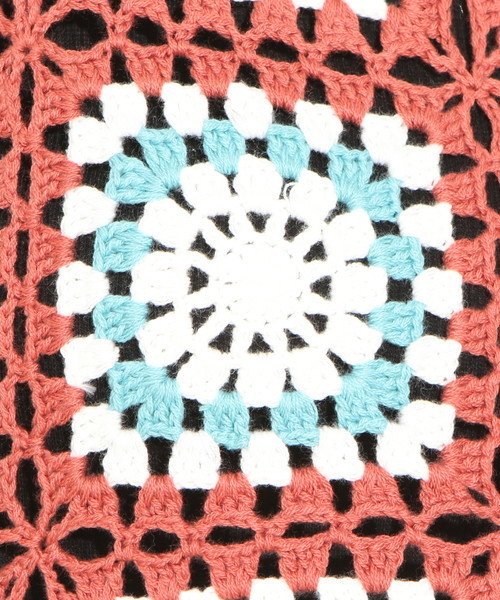 natural couture(ナチュラルクチュール)の「スクエアクロシェビスチェ(ニット/セーター・レディース・グリーン系その他/ブルー系その他/オレンジ系その他・FREE)」の15枚目の写真