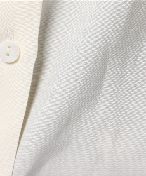 MOUSSY（マウジー）の「SIMPLE OVER SH（シャツ/ブラウス・レディース・イエロー/ネイビー/ライトピンク/オフホワイト・FREE）」の6枚目の写真