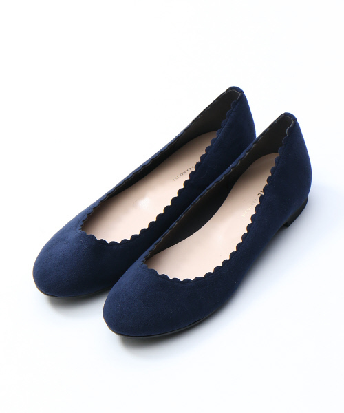 PICHE ABAHOUSE（ピシェ アバハウス）の「【WEB限定】コンフォートフラワーカットパンプス（パンプス・レディース・ネイビー/ブラック/ピンク/レオパード・39/36/37/35/38）」の3枚目の写真