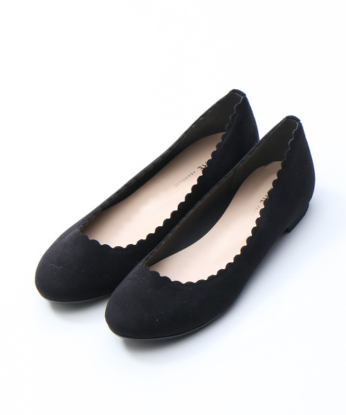 PICHE ABAHOUSE（ピシェ アバハウス）の「【WEB限定】コンフォートフラワーカットパンプス（パンプス・レディース・ネイビー/ブラック/ピンク/レオパード・39/36/37/35/38）」の5枚目の写真