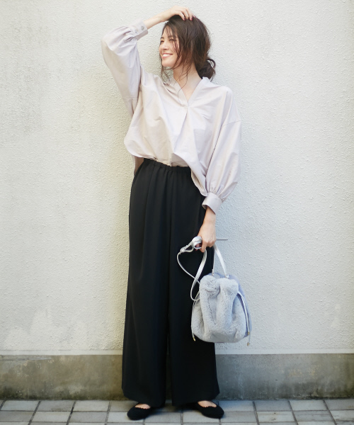 PICHE ABAHOUSE（ピシェ アバハウス）の「【WEB限定】コンフォートフラワーカットパンプス（パンプス・レディース・ネイビー/ブラック/ピンク/レオパード・39/36/37/35/38）」の11枚目の写真