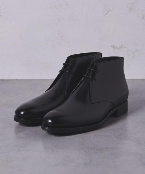UNITED ARROWS(ユナイテッドアローズ)の「UDBS レザー チャッカブーツ ◆(ドレスシューズ・メンズ・ブラック・6/8/9/8h/9h/7/7h/6h)」の1枚目の写真