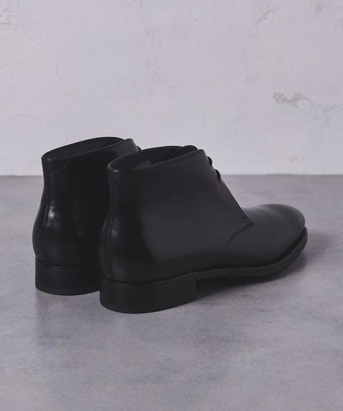 UNITED ARROWS(ユナイテッドアローズ)の「UDBS レザー チャッカブーツ ◆(ドレスシューズ・メンズ・ブラック・6/8/9/8h/9h/7/7h/6h)」の4枚目の写真