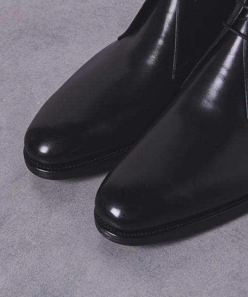 UNITED ARROWS(ユナイテッドアローズ)の「UDBS レザー チャッカブーツ ◆(ドレスシューズ・メンズ・ブラック・6/8/9/8h/9h/7/7h/6h)」の5枚目の写真