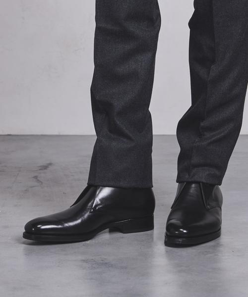 UNITED ARROWS(ユナイテッドアローズ)の「UDBS レザー チャッカブーツ ◆(ドレスシューズ・メンズ・ブラック・6/8/9/8h/9h/7/7h/6h)」の7枚目の写真