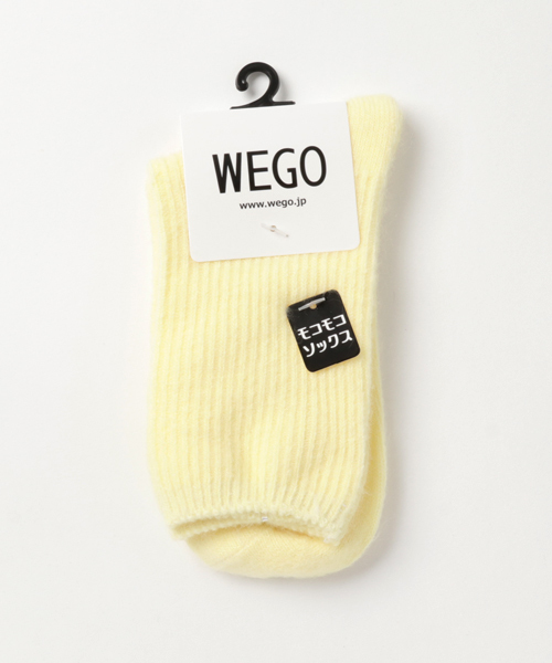 WEGO(ウィゴー)の「WEGO/もこもこソックス(ソックス/靴下・レディース・パープル/ライトグレー/ブラック/ダークグリーン/ホワイト/ライトパープル/グレー/その他1/ブルー/ブラウン/カーキ/サックスブルー/イエロー系その他/その他5/その他4/その他3/キャメル/ワイン/アイボリー/ライトピンク/レッド系その他/マスタード/パープル系その他/ピンク/オレンジ系その他/グリーン系その他/ライトイエロー/レッド/その他2・FREE)」の1枚目の写真