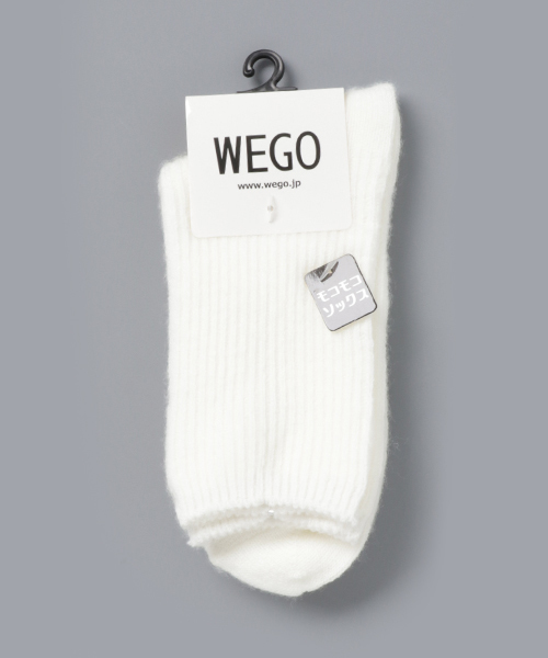 WEGO(ウィゴー)の「WEGO/もこもこソックス(ソックス/靴下・レディース・パープル/ライトグレー/ブラック/ダークグリーン/ホワイト/ライトパープル/グレー/その他1/ブルー/ブラウン/カーキ/サックスブルー/イエロー系その他/その他5/その他4/その他3/キャメル/ワイン/アイボリー/ライトピンク/レッド系その他/マスタード/パープル系その他/ピンク/オレンジ系その他/グリーン系その他/ライトイエロー/レッド/その他2・FREE)」の2枚目の写真