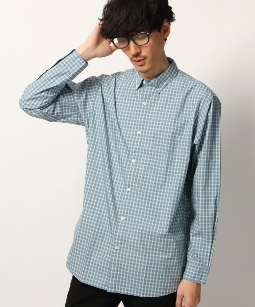 GLOBAL WORK(グローバルワーク)の「アソートチェックシャツ/777088(シャツ/ブラウス・メンズ・ネイビー/ブルー系その他/レッド系その他2・LARGE/X-LARGE/SMALL/MEDIUM)」の2枚目の写真